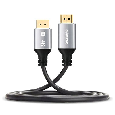Cabo conversor DisplayPort para HDMI 4K Comtac 22129475 com 1 metro