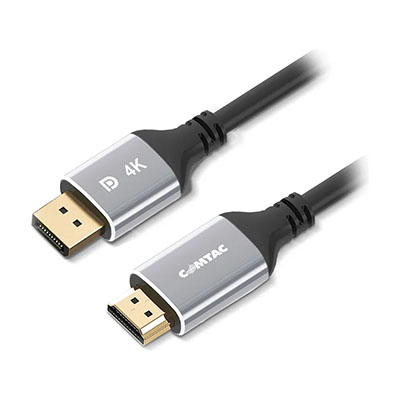Cabo conversor DisplayPort para HDMI 4K Comtac 22129475 com 1 metro