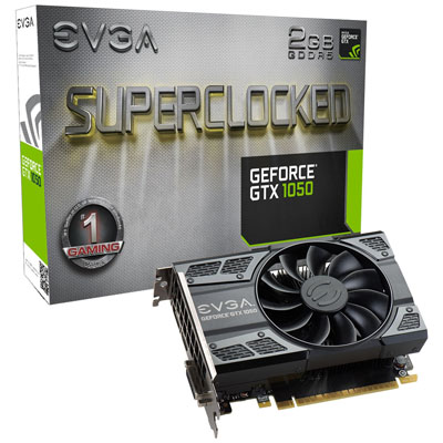 Placa vdeo EVGA Geforce GTX1050 2GB GDDR5 Supercloked