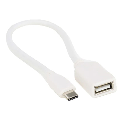 Cabo adaptador USB-C macho p/ USB-A fmea Comp 15cm