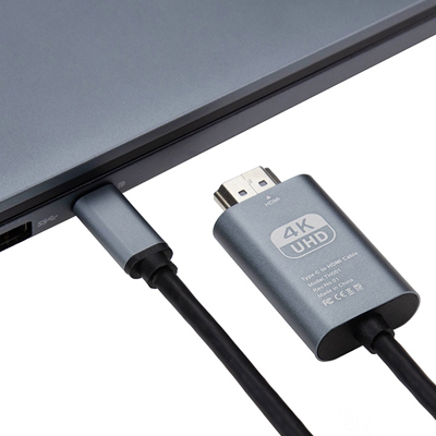 Cabo USB 3.1 tipo C para HDMI 2.0 4K Tblack com 2m
