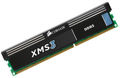 Memria 8 GB 1333MHz PC3-10600 DDR3, Corsair XMS3