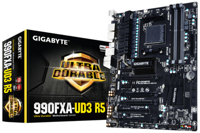 Placa me Gigabyte GA-990FXA-UD3 R5 p/ AMD soquet AM3+ 