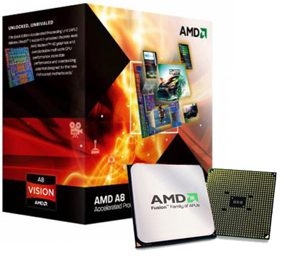 Processador AMD A8-3870K 3 GHz, 4MB cache, soquete FM1