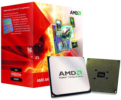 Processador AMD A4 3400, 2.7GHz, 1MB cache, soquete FM1
