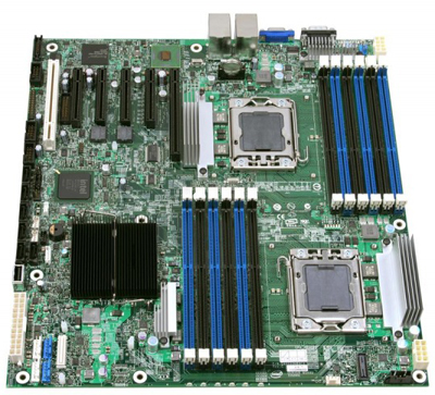 Placa me Intel server dual S5520HCR, p/ Xeon LGA-1366