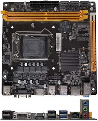 Placa m�e BrazilPC BPC-H110-ITX-M.2-TG LGA-1151 Intel de 6, 7, 8 ger