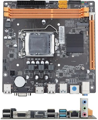 Placa m�e BrazilPC BPC-H61-ITX-M.2-TG LGA-1155 mini-ITX i3 i5 i7 Cel P