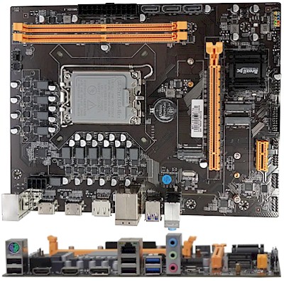 Placa m�e BrazilPC BPC-H610M.2-TG LGA-1700 12�/13� Intel i9 i7 i5 E i3