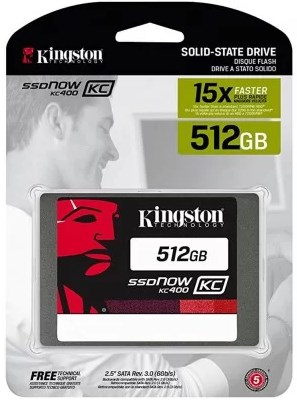 SSD de 512GB Kingston KC 400 SKC400S37/512G 550/530MB/s