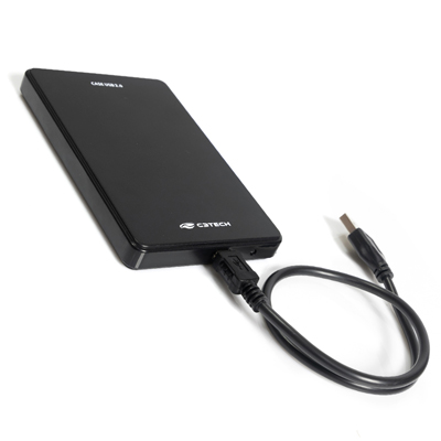 Case p/  HDD/SSD 2,5 pol. C3Tech CH-210BK 480Mbps USB2