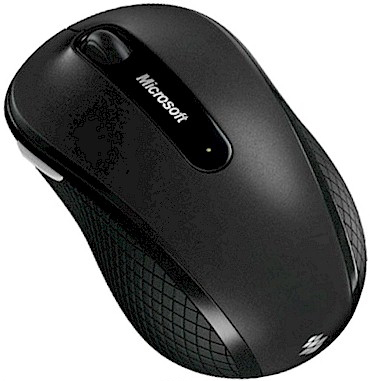 Mini mouse Microsoft Wireless Mobile Mouse 4000 preto