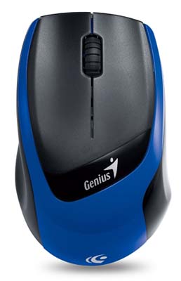 Mouse s/ fio Genius DX-7020 2.4GHz, 1200dpi, azul, USB