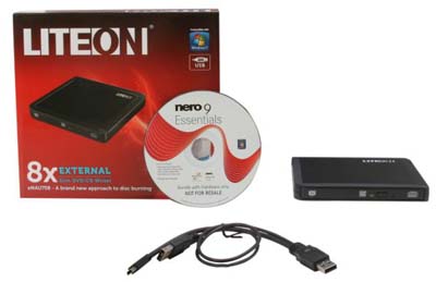 Gravador externo DVD Liteon ENAU7080112, 8X c/ Link2TV