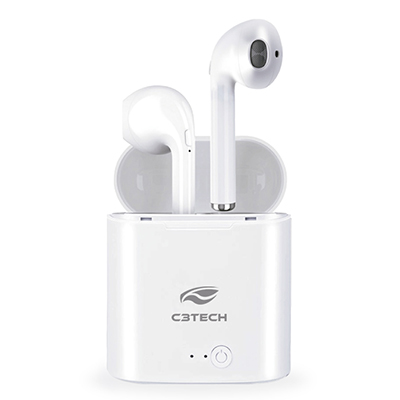 Fone de ouvido sem fio Bluetooth 5.0 C3Tech EP-TWS-20