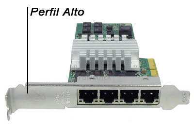 Placa de rede PCIe Intel Pro EXPI9404PTL 4 LAN Gigabit
