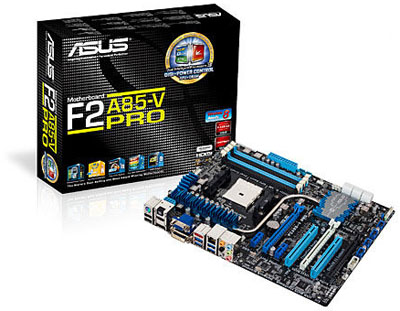 Placa me Asus F2A85-V PRO p/ AMD FM2, DVI VGA HDMI DP