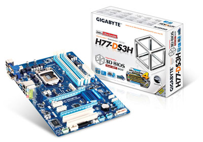 Placa me Gigabyte GA-H77-DS3H LGA1155 VGA DVI HDMI