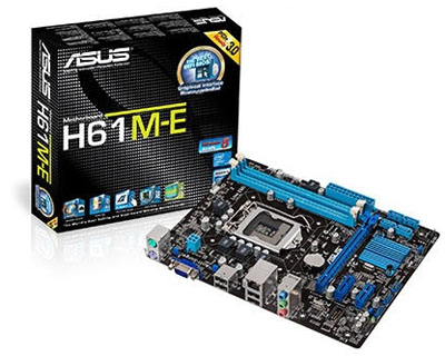 Placa me Asus H61M-E para Intel LGA1155,DDR3