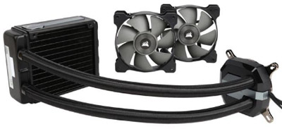 Cooler c/ gua p/ Intel/AMD Corsair H80i-V2 inteligente