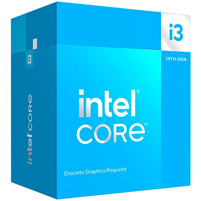 Processador Intel Core I3 14100F 3,5/4,7GHz 12MB 14 G LGA-1700