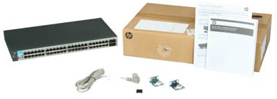Switch HP J9660A V1810-48G, 48 portas 10/100/1000 4 SFS