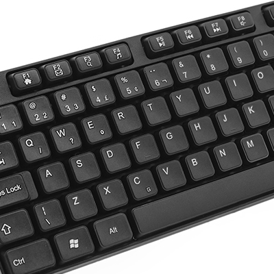 Teclado multimdia C3Tech KB-M10BK USB resistente a respingos