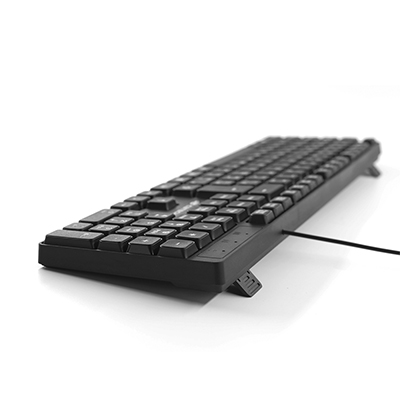 Teclado multimdia C3Tech KB-M10BK USB resistente a respingos