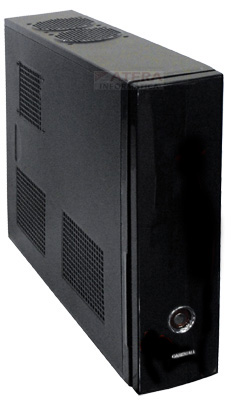 Gabinete ATX slim torre Casemall S102 Luna Black 440