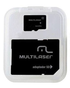 Carto 32GB MicroSDHC c/ adp. Multilaser MC111 classe10