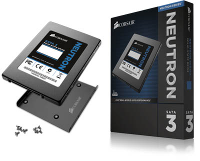 SSD Corsair Neutron 128 GB SATA-3 7 mm c/ adapt 3,5 p.