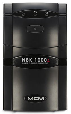 Nobreak 1KVA (620W) MCM 1000I p/ 3 PC Bivolt/115V