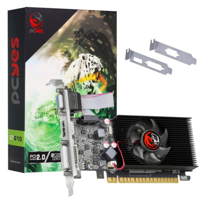 Placa vdeo PCYes NVIDIA GEFORCE GT610 2GB DDR3 64 bits