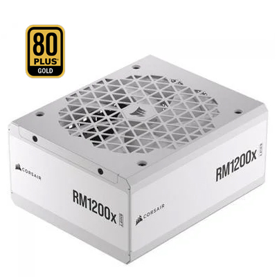 Fonte ATX12V v3.0 Corsair RM1200-X Shift white 80 Plus Gold PCIe 5.0