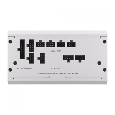 Fonte ATX12V v3.0 750W Corsair RM750X Shift white 80Plus Gold PCIe 5.0
