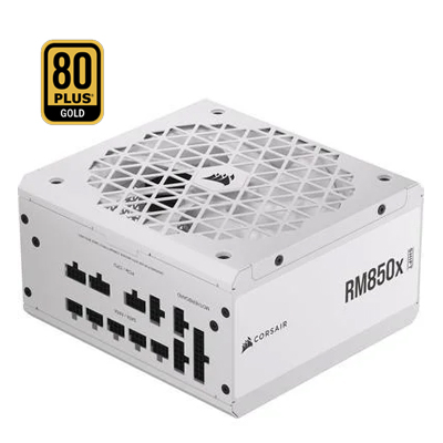Fonte ATX12V v3.0 Corsair RM850-X Shift white 80 Plus Gold PCIe 5.0