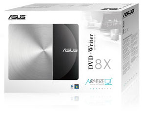 Gravador externo de CD DVD Asus SDRW-08D3S-U 8X AVwhere