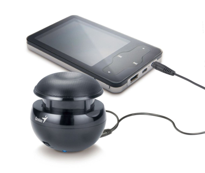 Speaker Genius SP-i160BK 2W c/ bateria p/ iPad iPhone
