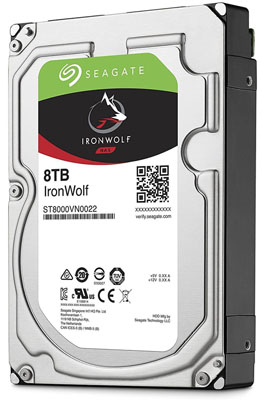 HD 8TB cache 256MB Seagate Ironwolf ST8000VN p/ NAS