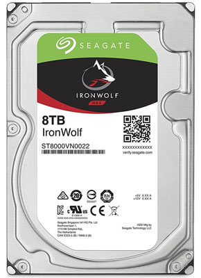 HD 8TB cache 256MB Seagate Ironwolf ST8000VN p/ NAS
