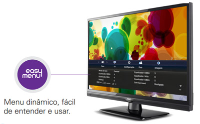 TV e monitor 29 pol. LED AOC T2965MS 1366x768 HD