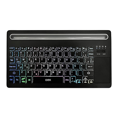 Mini teclado c/ touchpad OEX TC507 Bluetooth e Wireless