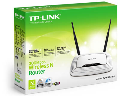 Roteador wireless TP-Link TL-WR841ND 300 Mbps 2.4GHz