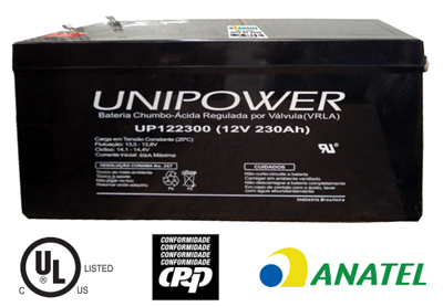 Bateria chumbo-acido Unipower UP122300, 12V 230Ah M8 V0