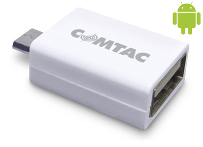 Conversor OTG USB Comtac 9260 micro USB P/ Android