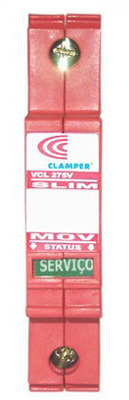 Protetor contra surto DPS Clamper VCL Slim 15KA, 275V
