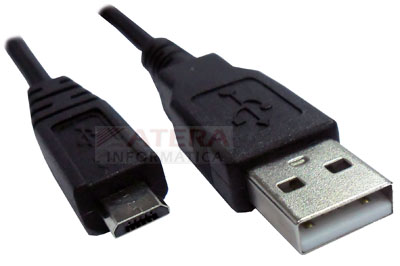 Cabo micro USB MachoXmacho Multilaser WI226 5 pin. 1,2m