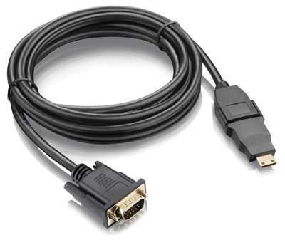 Cabo HDMI mini HDMI 1.4v p/ VGA, Multilaser WI269, 1,5m