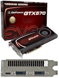 Placa de vdeo EVGA Geforce GTX570 1,28GB GDDR5, 2 DVI2