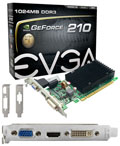 Placa de vdeo EVGA Geforce 210 1GB DDR3 VGA HDMI DVI